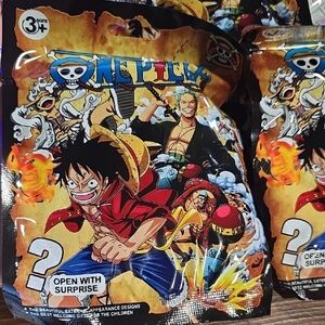 Onepiece Kids Toy Surprise Pack - Red, Blue, Yellow, Black 6 Total